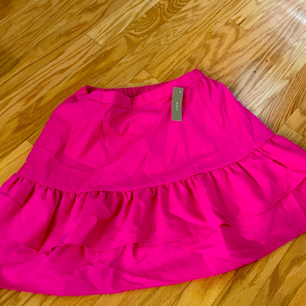 hot pink jcrew ruffle